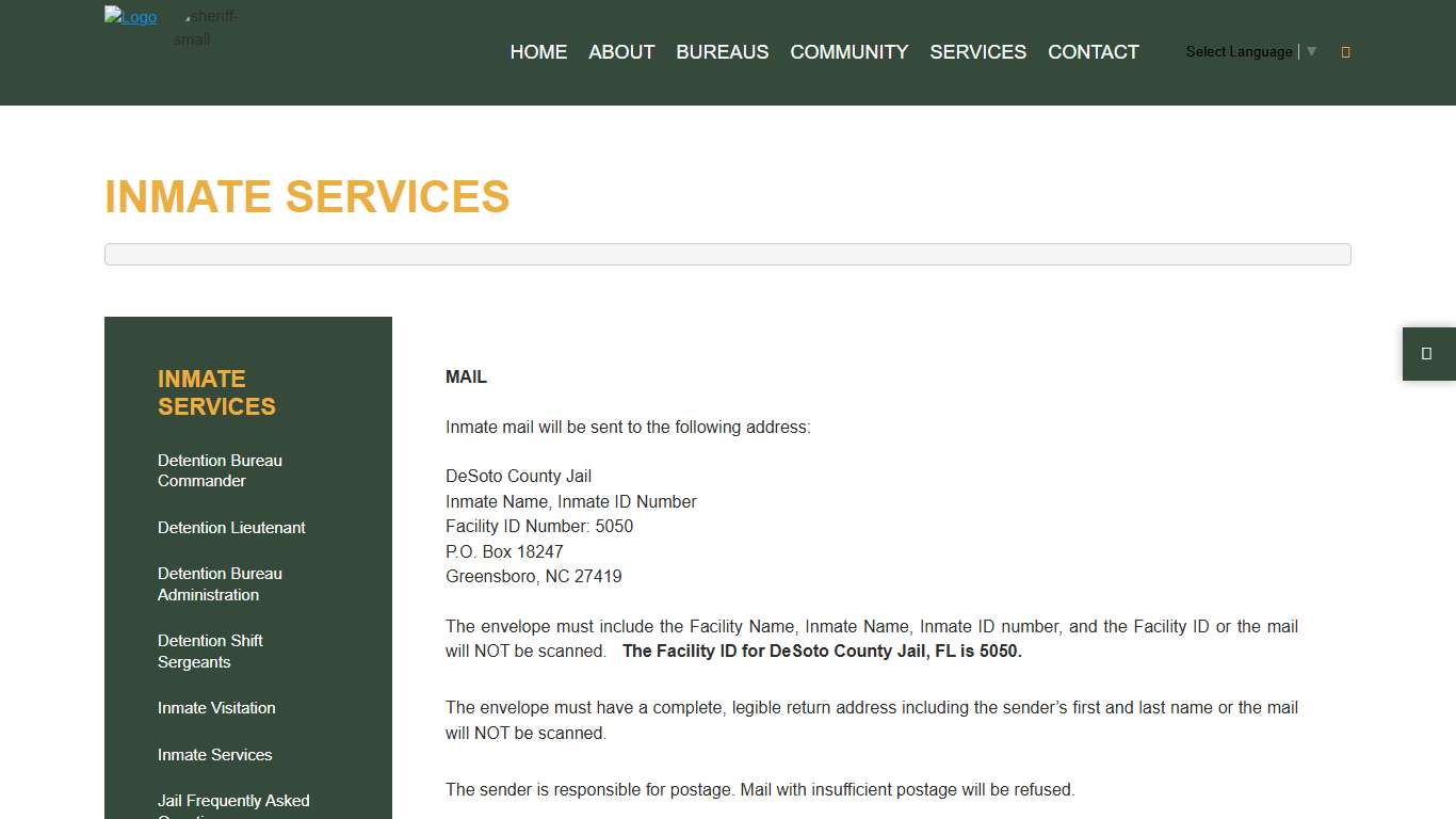 Welcome to Desoto County Sheriff, FL